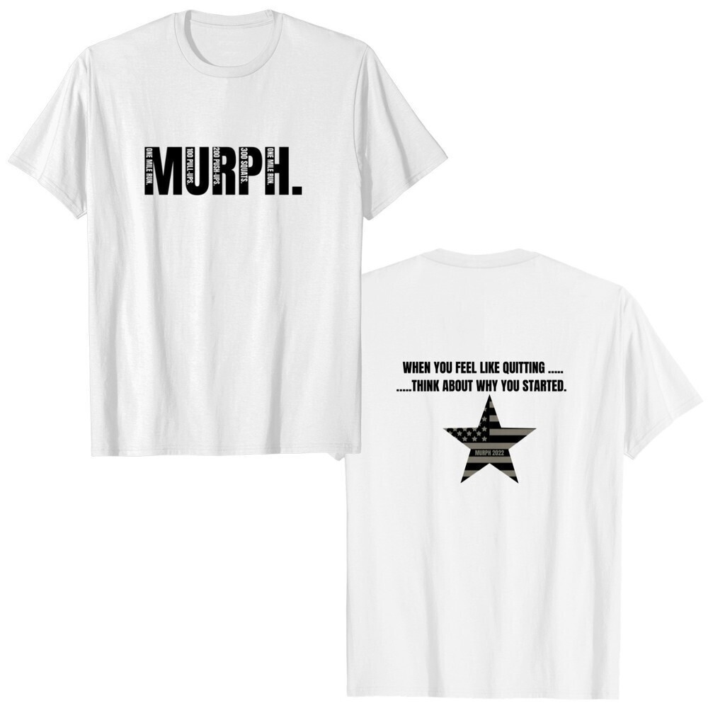 Murph Memorial Day 2 Sided Retro Fan Unisex Tee T-Shirt
